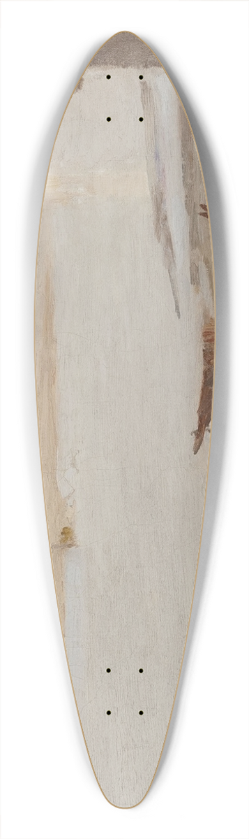 Jan Cigliski - Ganges. From the journey to India 39.3 inch art pintail longboard deck