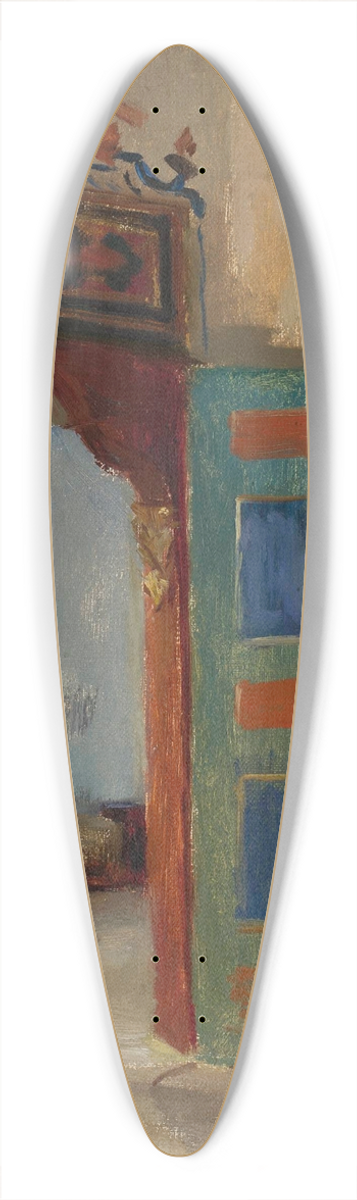 Jan Cigliski - Interior of the khans palace in Bakhchisaray. From the journey to Crimea 39.3 inch art pintail longboard deck