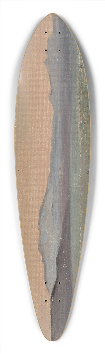 Jan Cigliski - Lake Tiberias. From the journey to Palestine 39.3 inch art pintail longboard deck
