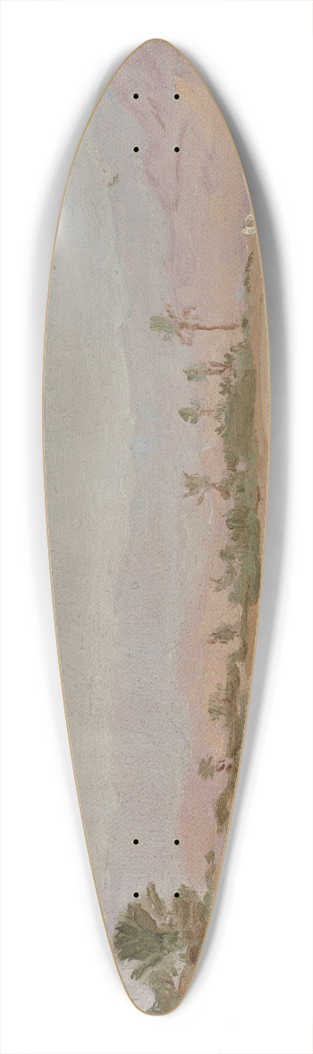 Jan Cigliski - Sahara (Desert) 39.3 inch art pintail longboard deck