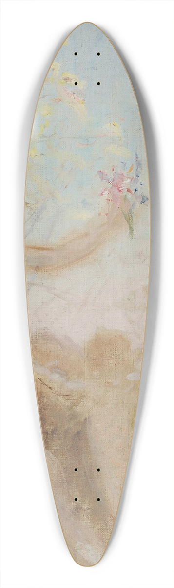 Jan Cigliski - Sketch for the panel Springtime for the Bakhchi-Dere villa in Yalta 39.3 inch art pintail longboard deck