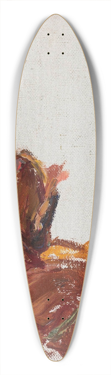 Jan Cigliski - Study of the head of the dog of Prince Golitsyn. Maryino. 39.3 inch art pintail longboard deck