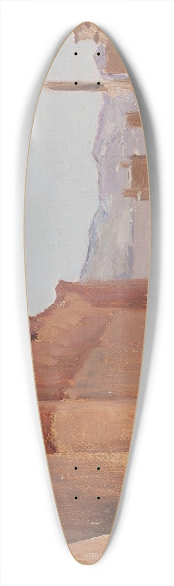 Jan Cigliski - Temple. From the journey to Egypt 39.3 inch art pintail longboard deck