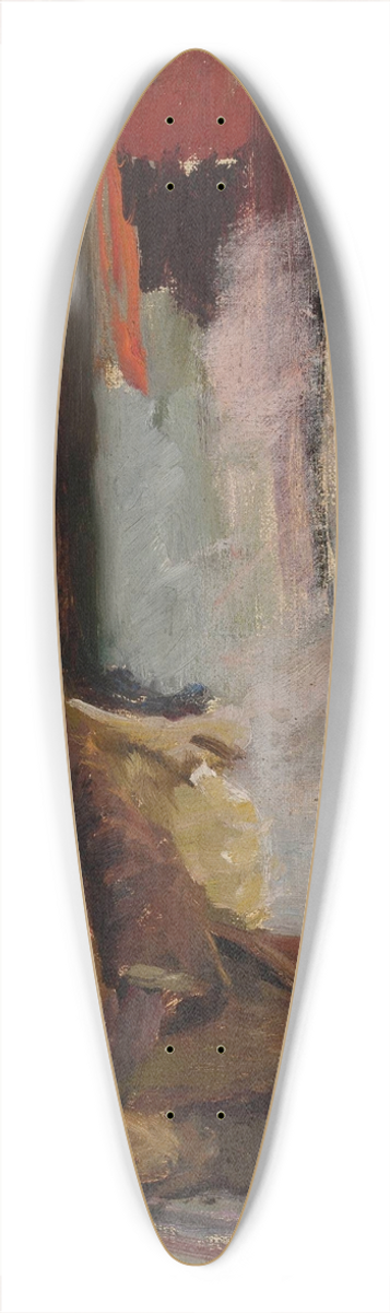 Jan Cigliski - Young Tartar in Bakhchisaray. From the journey to Crimea 39.3 inch art pintail longboard deck