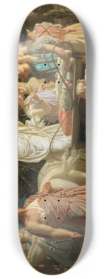 Charles Gleyre - Ulysses And Nausicaa 8.25 inch art skate deck