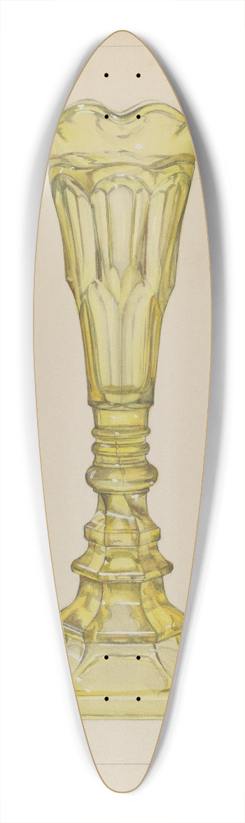 Janet Riza - Vase 39.3 inch art pintail longboard deck