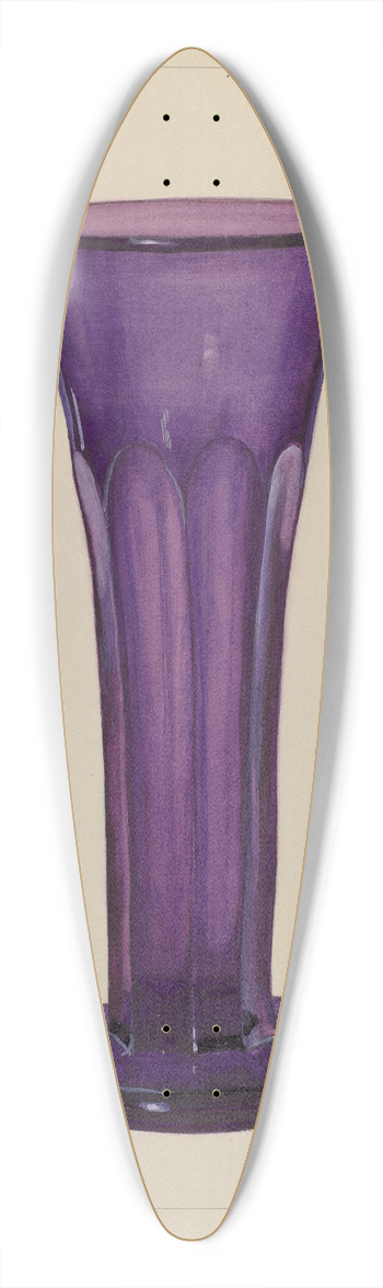 Janet Riza - Vase 39.3 inch art pintail longboard deck