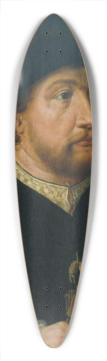 Jan Gossaert - Henry III Of Nassau-Breda 39.3 inch art pintail longboard deck