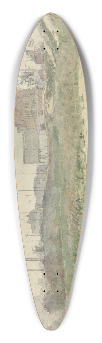 Jan Hoynck van Papendrecht - Handelskade, Amsterdam 39.3 inch art pintail longboard deck