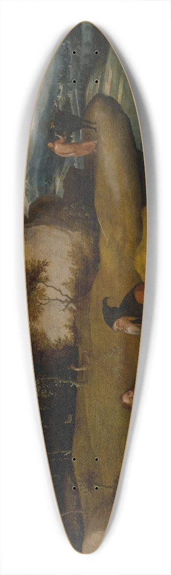 Jan Jansz Mostaert - The Temptation of Christ 39.3 inch art pintail longboard deck