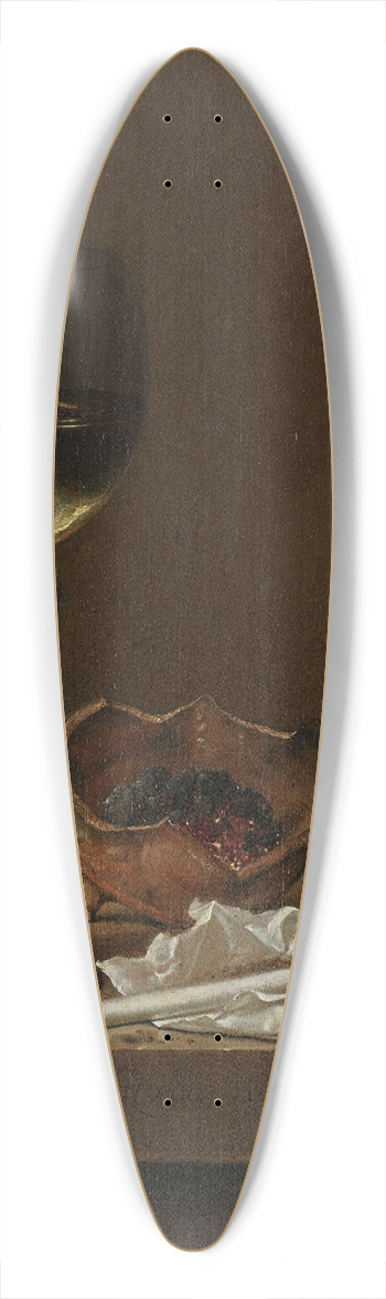 Jan Jansz. van De Velde III - Still Life with Roemer, Beer Glass and a Pipe 39.3 inch art pintail longboard deck