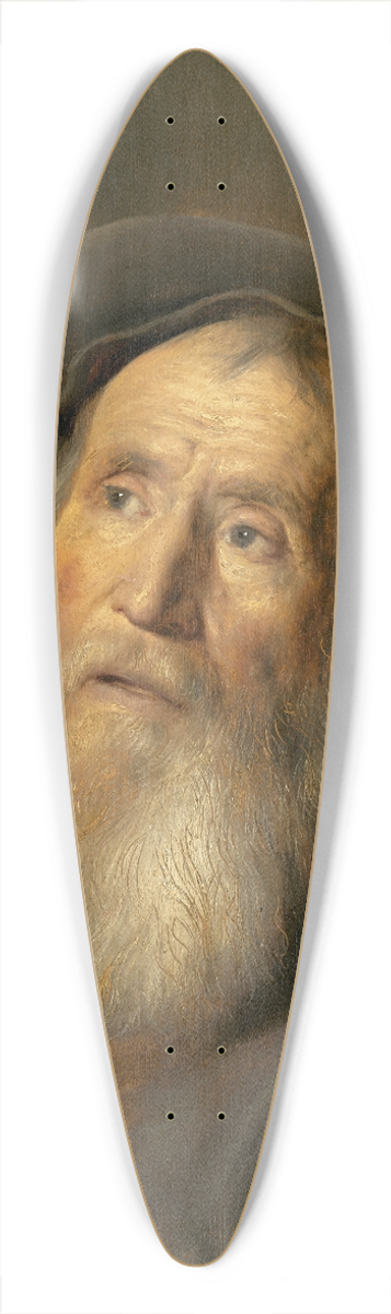 Jan Lievens - Bearded Man with a Beret 39.3 inch art pintail longboard deck