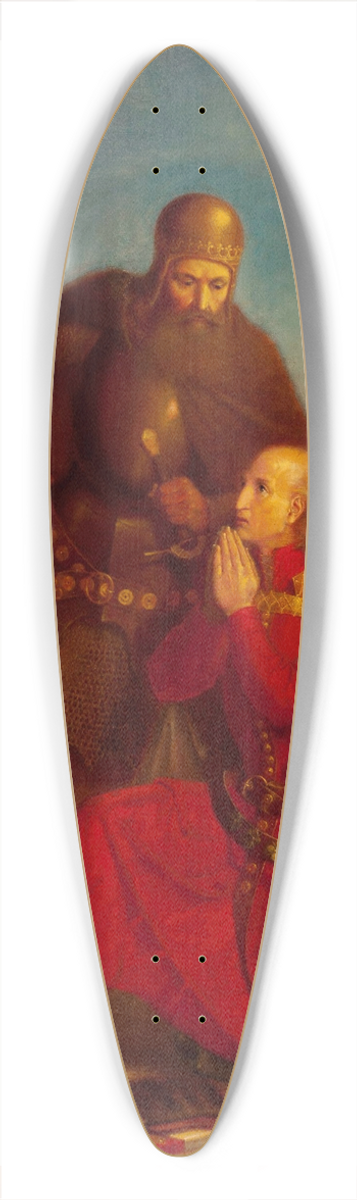 Jan Matejko - Wadysaw Jagieo and Vytautas praying before the battle of Grunwald 39.3 inch art pintail longboard deck