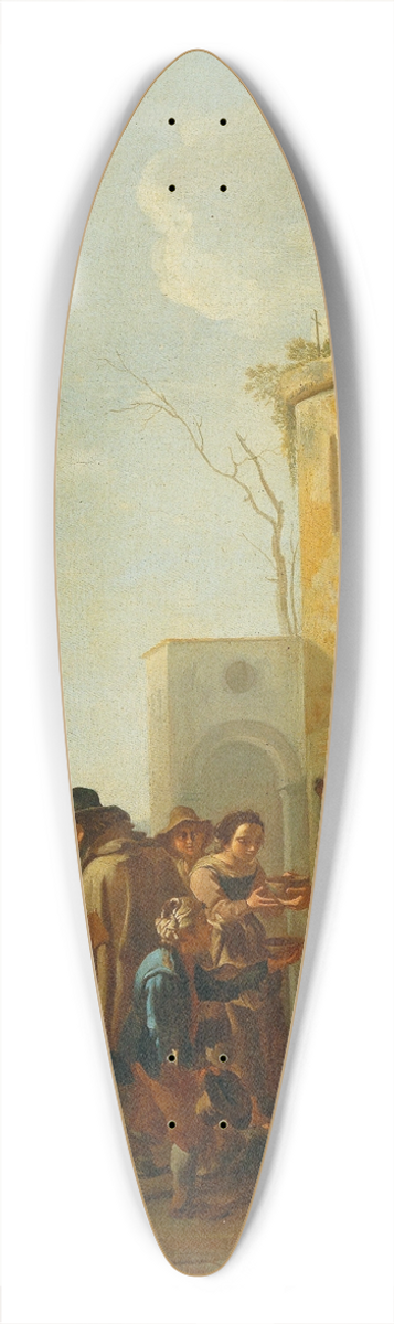 Jan Miel - Charity 39.3 inch art pintail longboard deck