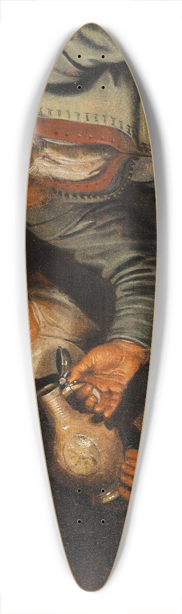 Jan Miense Molenaer - The Five Senses,Sight 39.3 inch art pintail longboard deck