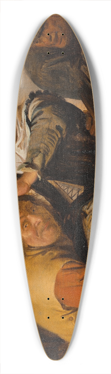 Jan Miense Molenaer - The Five Senses,Touch 39.3 inch art pintail longboard deck