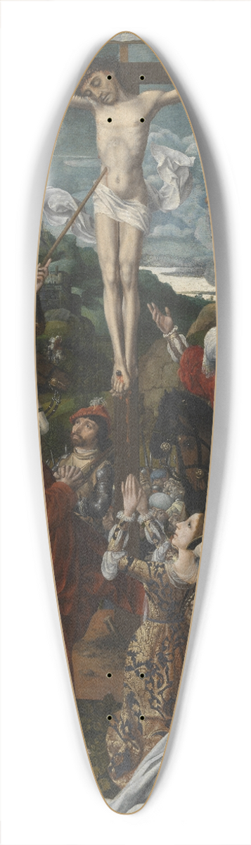 Jan Provoost - The crucifixion 39.3 inch art pintail longboard deck