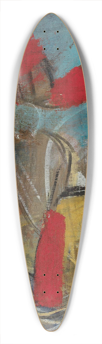 Jan Rubczak - Pont-Neuf  Rainy day 39.3 inch art pintail longboard deck