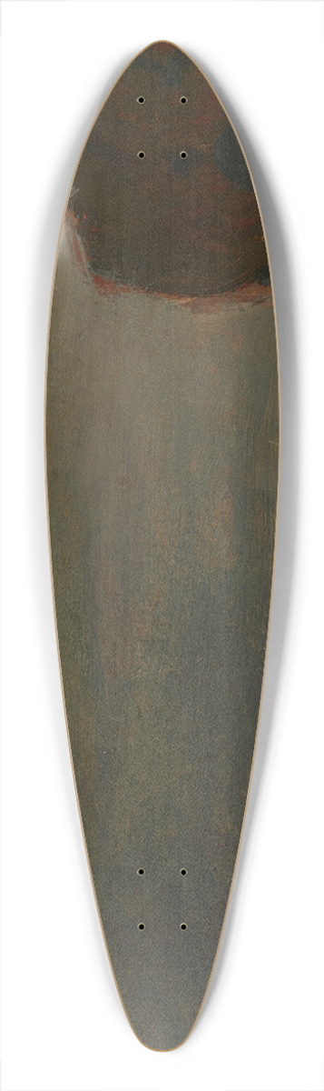 Jan Stanislawski - Evening at the Dnieper River 39.3 inch art pintail longboard deck