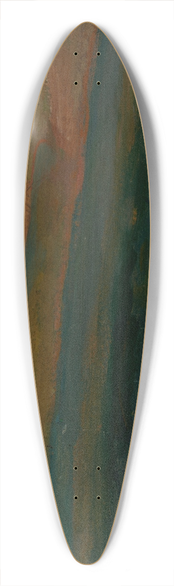 Jan Stanislawski - Green Steppe in the Ukraine 39.3 inch art pintail longboard deck