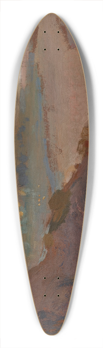 Jan Stanislawski - Kyiv (Imperial Garden) 39.3 inch art pintail longboard deck