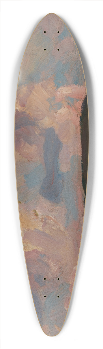 Jan Stanislawski - Spring in Krzemionki in Krakow 39.3 inch art pintail longboard deck
