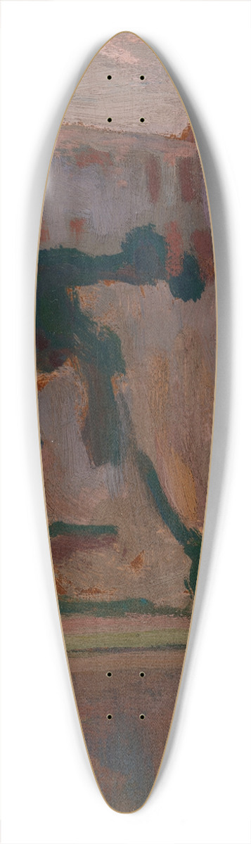 Jan Stanislawski - Tyniec at Dawn 39.3 inch art pintail longboard deck