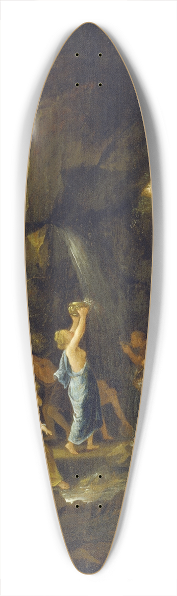 Jan Steen - Moses Striking the Rock 39.3 inch art pintail longboard deck