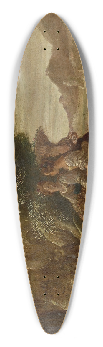 Jan Tengnagel - Mercury And Herse 39.3 inch art pintail longboard deck