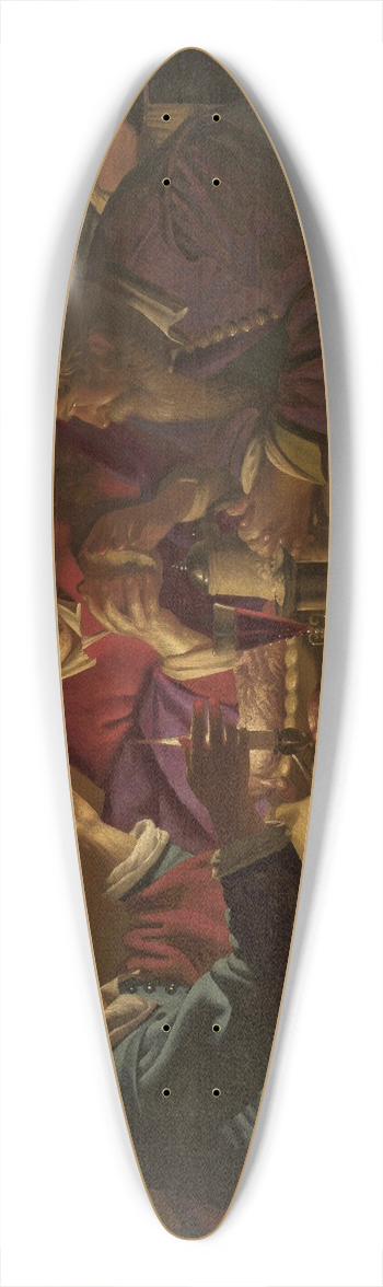 Jan ter Borch - Supper at Emmaus 39.3 inch art pintail longboard deck