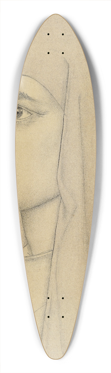 Jan Toorop - Portret van Treesje Westermann, Moeder Thrse Huf van Bethani 39.3 inch art pintail longboard deck