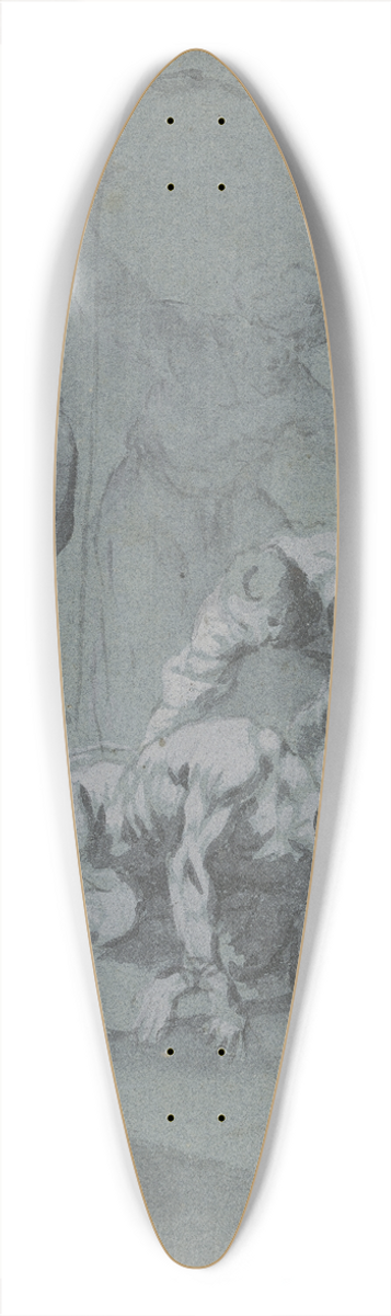 Januarius Zick - Enthauptung Johannes des Tufers 39.3 inch art pintail longboard deck