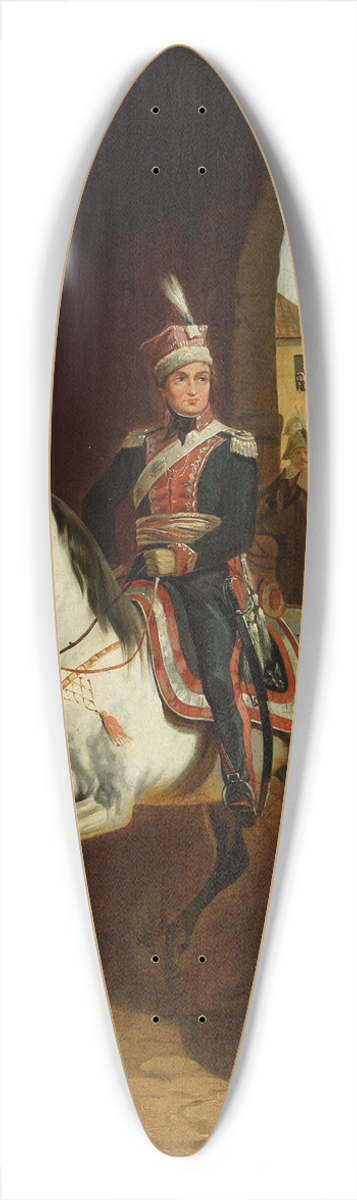 January Suchodolski - Entry of general Jan Henryk Dbrowski to Rome 39.3 inch art pintail longboard deck