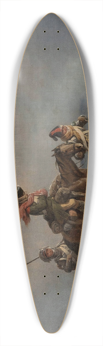 January Suchodolski - Retreat from Moscow in 1812 39.3 inch art pintail longboard deck