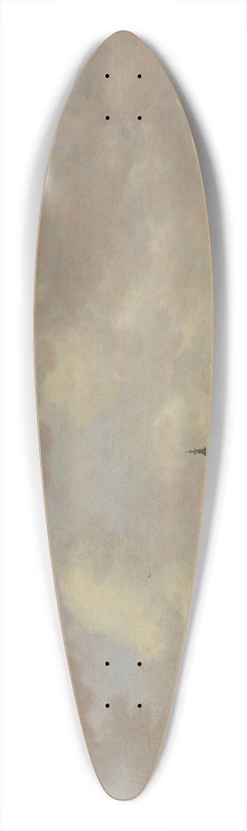 Jan van Goyen - A View of The Hague from the Northwest 39.3 inch art pintail longboard deck