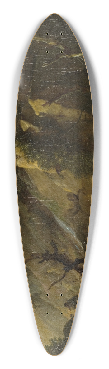 Jan van Huchtenburg - Assault 39.3 inch art pintail longboard deck