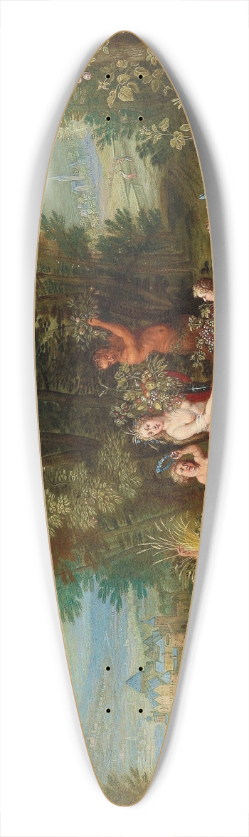 Jan van Kessel the Younger - An Allegory of Earth 39.3 inch art pintail longboard deck