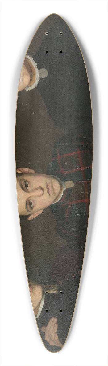 Jan Veth - Portrait of Cornelia, Clara and Johanna Veth 39.3 inch art pintail longboard deck