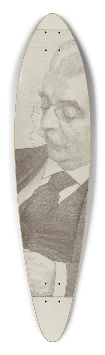 Jan Veth - Portret van Jacob Nicolaas van Hall 39.3 inch art pintail longboard deck
