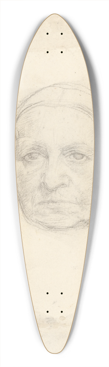 Jan Veth - Portret van mevrouw Anna Cornelia Veth-Giltay. 39.3 inch art pintail longboard deck