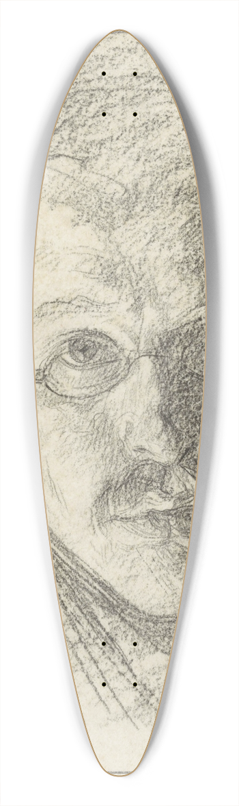 Jan Veth - Zelfportret van Jan Veth 39.3 inch art pintail longboard deck