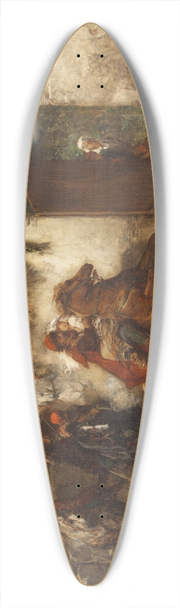 Jaroslav Cermak - Dalmatian wedding 39.3 inch art pintail longboard deck