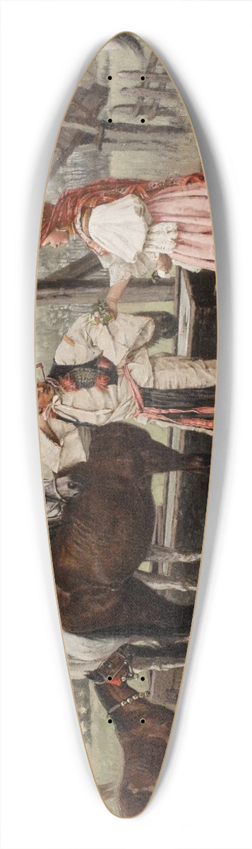 Jaroslav Vn - Setkn u studny 39.3 inch art pintail longboard deck