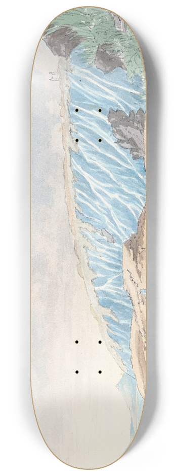 Charles Hamilton Smith - The Icebergs of Kotzebue Sound 8.25 inch art skate deck