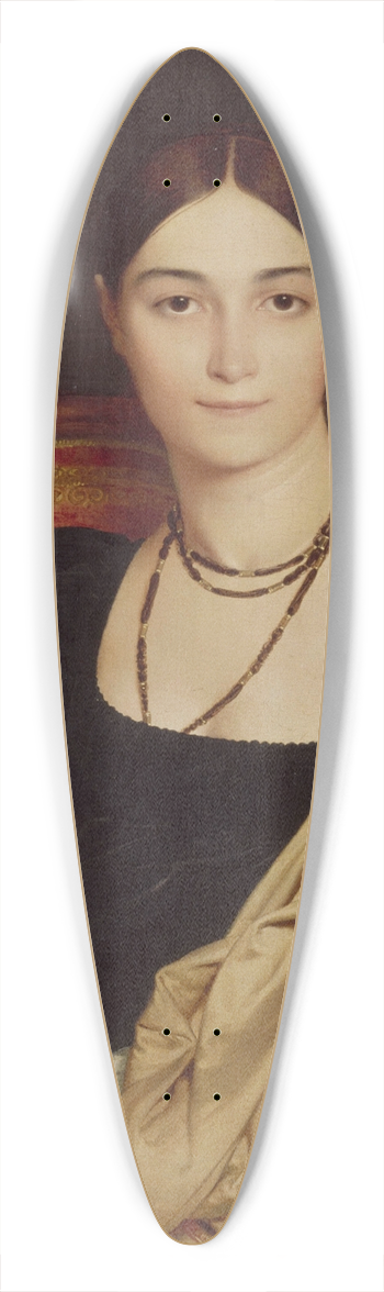 Jean Auguste Dominique Ingres - Portrait De Madame Duvaucey 39.3 inch art pintail longboard deck