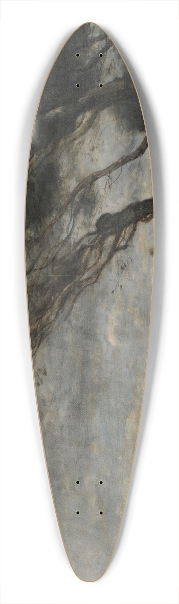 Jean-Baptiste-Camille Corot - Le Coup de vent 39.3 inch art pintail longboard deck