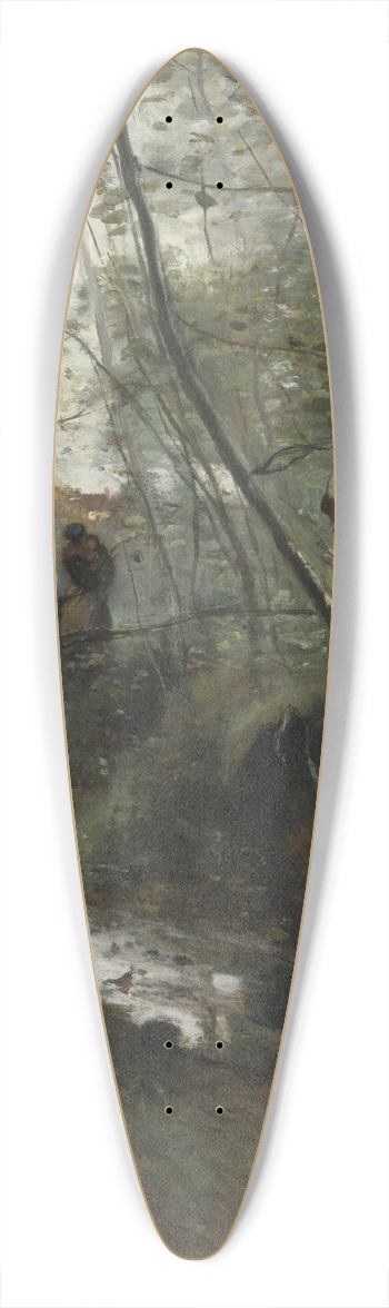 Jean-Baptiste-Camille Corot - Un ruisseau sous bois 39.3 inch art pintail longboard deck