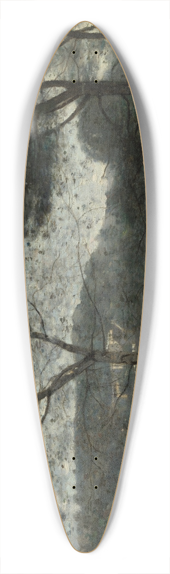 Jean-Baptiste-Camille Corot - Ville-dAvray 39.3 inch art pintail longboard deck