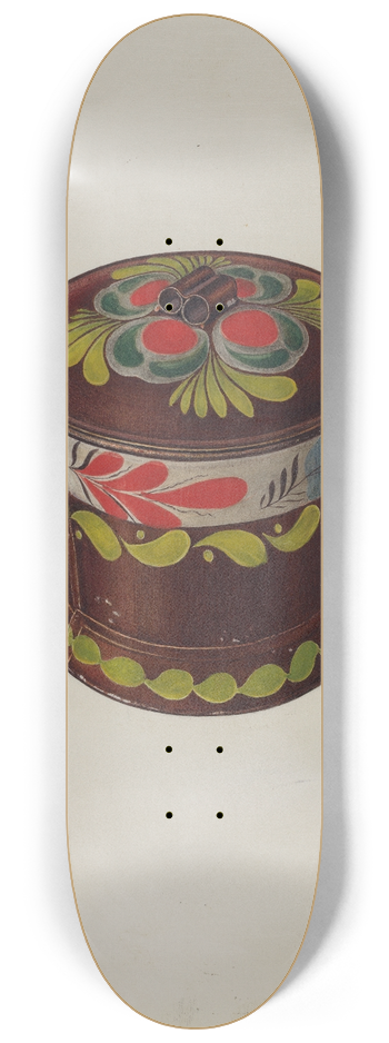 Charles Henning - Toleware Sugar Bowl 8.25 inch art skate deck
