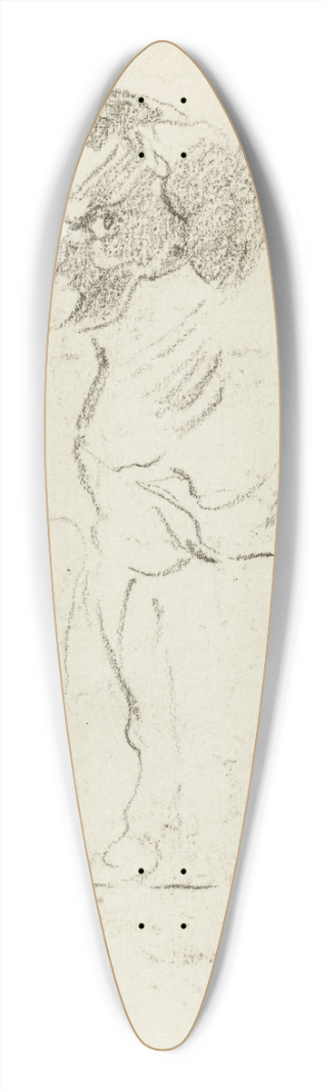 Jean-Baptiste Carpeaux - Etude de chien 39.3 inch art pintail longboard deck
